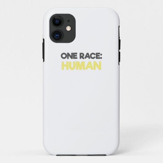 アンチ人種主義ワンレースヒト Case-Mate iPhoneケース (裏面)
