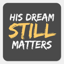 アンチ人種差別の夢は今でも人権を大切にする スクエアシール