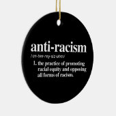 アンチ人種差別の定義 セラミックオーナメント (右)