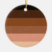 アンチ人種差別BIPOCプライド国旗 セラミックオーナメント (正面)