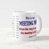 アンチ会おもしろい議のジャンボコーヒーマグ ジャンボコーヒーマグカップ (正面右)