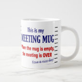 アンチ会おもしろい議のジャンボコーヒーマグ ジャンボコーヒーマグカップ (右)