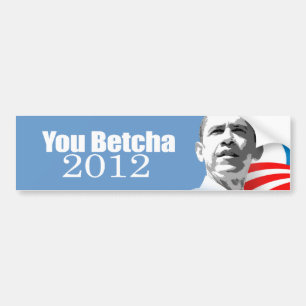 アンチ共和党- betcha 2012年 バンパーステッカー