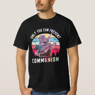 アンチ共産主義資本主義反社会主義 Tシャツ