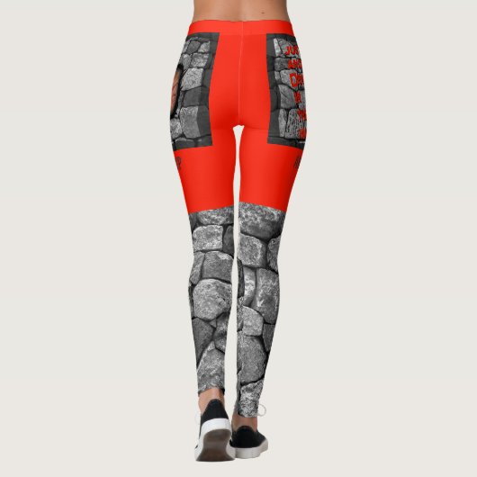 アンチ切り込み-を入空白の力し、 レギンス (裏面)