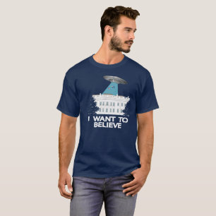 アンチ切り込み:UFOの恋人に信じしたい Tシャツ
