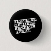 アンチ切札のおもしろいな政治ユーモアの民主党員の自由主義者 缶バッジ (正面)