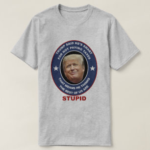 アンチ切札のTシャツの切札税拒否者の愚かな切札 Tシャツ