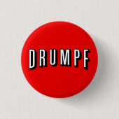 アンチ切札ボタン: "DRUMPF " 缶バッジ (正面)