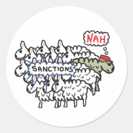 アンチ制裁羊 ラウンドシール