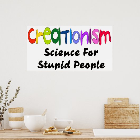 アンチ創造説 ポスター (キッチン)