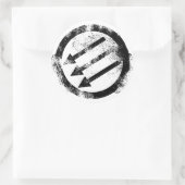 アンチ動揺してファシストの鉄前線 ラウンドシール (バッグ)