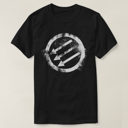 アンチ動揺してファシストの鉄前線 Tシャツ (デザイン正面)