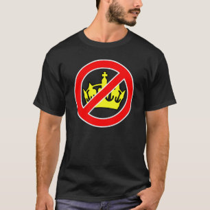 アンチ君主制の共和党員のTシャツ Tシャツ