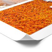 アンチ喫煙のポスターを白に ポスター (角)