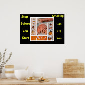 アンチ喫煙ポスター多数 ポスター (キッチン)