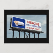 アンチ喫煙- ポストカード (正面)