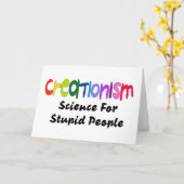 アンチ天地創造説 カード (黄色い花)