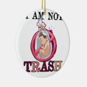 アンチ妊娠中絶のストップ人生 セラミックオーナメント (右)