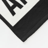 アンチ嫌い嘘の人種差別ファシズム抵抗トランプ フリースブランケット (角)