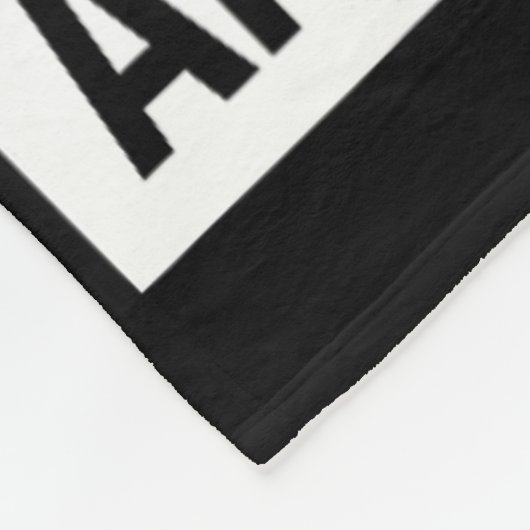 アンチ嫌い嘘の人種差別ファシズム抵抗トランプ フリースブランケット (角)