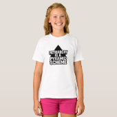 アンチ家父長制ピラミッド法 Tシャツ (正面フル)