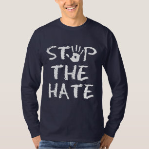 アンチ差別による人種差別と嫌ストップ嫌憎 Tシャツ