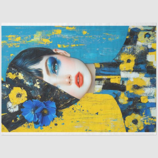 アンチ戦争アートウクライナ平和と団結の切り離し 薄葉紙 (正面)