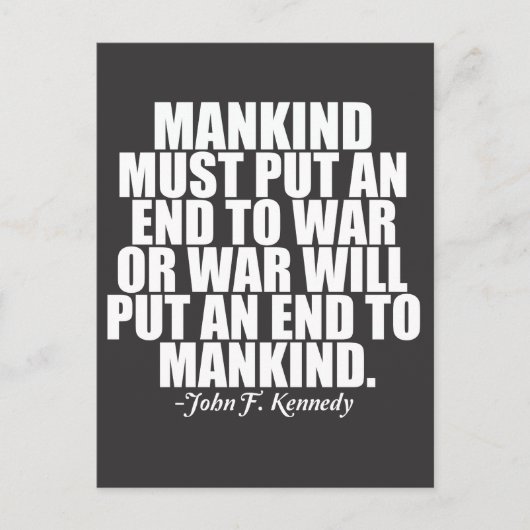 アンチ戦争 ポストカード (正面)