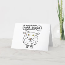 アンチ戦争 – 戦争は良い羊