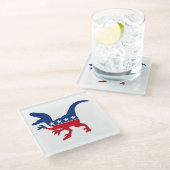 アンチ政治愛国的Tレックス ガラスコースター (アングル)