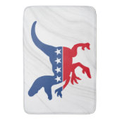 アンチ政治愛国的Tレックス バスマット (正面縦)