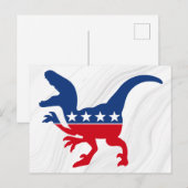 アンチ政治愛国的Tレックス ポストカード (正面/裏面)