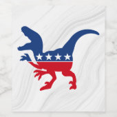 アンチ政治愛国的Tレックス ワインラベル (シングルラベル)