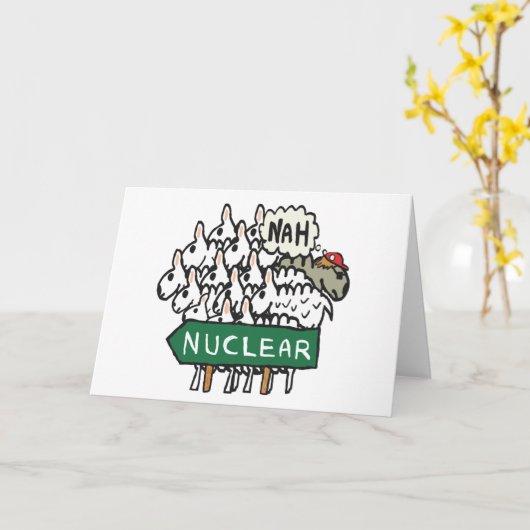 アンチ核 カード (黄色い花)