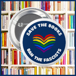アンチ検閲ブックラウンド・レインボーハート 缶バッジ