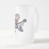 アンチ機械 フロストグラスビールジョッキ (正面右)