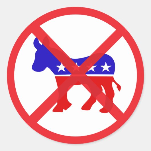 アンチ民主政人気がある権 ラウンドシール (正面)