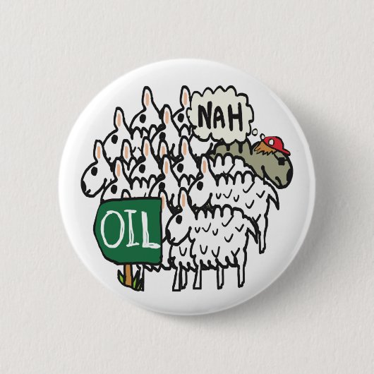 アンチ油 缶バッジ (正面)