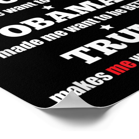 アンチ無扶養家族のためのトランプ政治的ティー ポスター (角)