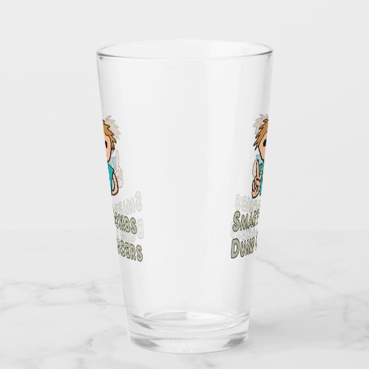 アンチ爆頭が切れる弾ばか指導者 タンブラーグラス (右)