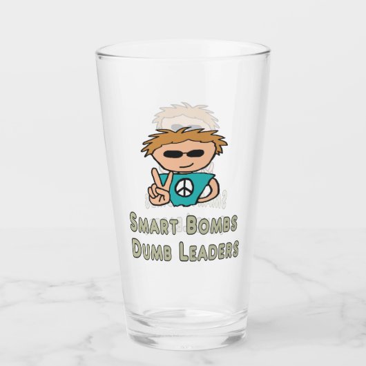 アンチ爆頭が切れる弾ばか指導者 タンブラーグラス (正面)