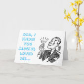 アンチ父の日のカード、不良なパパ家族の機能障害 カード (黄色い花)