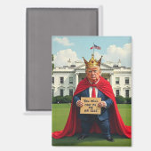 アンチ王トランプ マグネット (正面/裏面)