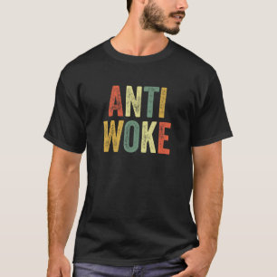 アンチ目が覚めていないウイルスミームの都市スラングはポップ・アートの、 Tシャツ