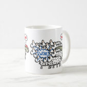 アンチ目覚めた羊 コーヒーマグカップ (正面右)