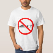 アンチ知事Greg Abbott T-Shirt Tシャツ (正面)