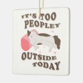 アンチ社交猫 セラミックオーナメント (左)