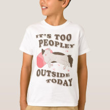 アンチ社交的な猫の男の子のtシャツ