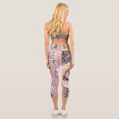 アンチ社会の蝶の高い腰のカプリス カプリレギンス (裏面)